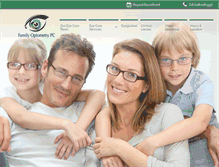 Tablet Screenshot of familyeyedoc.com